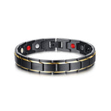 Bracelet Men's Health Bracelets with Hook Buckle Clasp Therapy Bangles